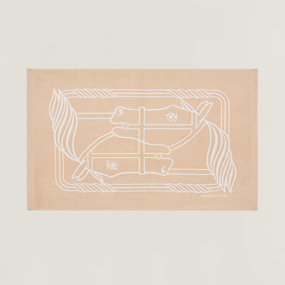 HERMES∽Drap de plage Yachting Tatoo Cheval a l'Eau-パリ速達 HERMES∽Drap de plage Yachting Tatoo Cheval a l'Eau-パリ速達